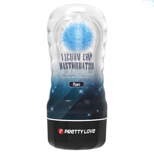Прозрачный текстурированный мастурбатор Vacuum Cup Masturbator Planet - Baile - в Находке купить с доставкой