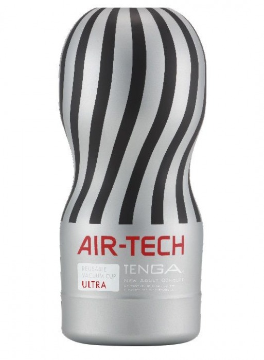 Серый мастурбатор Reusable Vacuum CUP ULTRA - Tenga - в Находке купить с доставкой