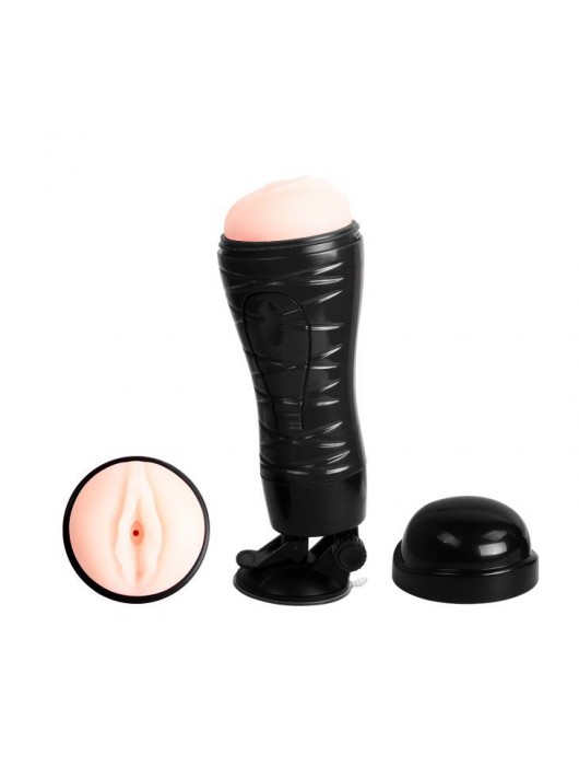 Мастурбатор-вагина Flora с присоской в основании - Baile - в Находке купить с доставкой