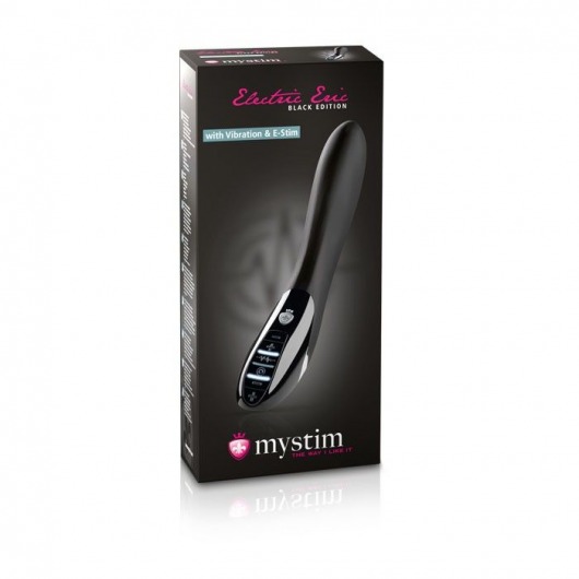 Черный вибратор с миостимуляцией Mystim Electric Eric Black Edition - 27 см. - MyStim - купить с доставкой в Находке