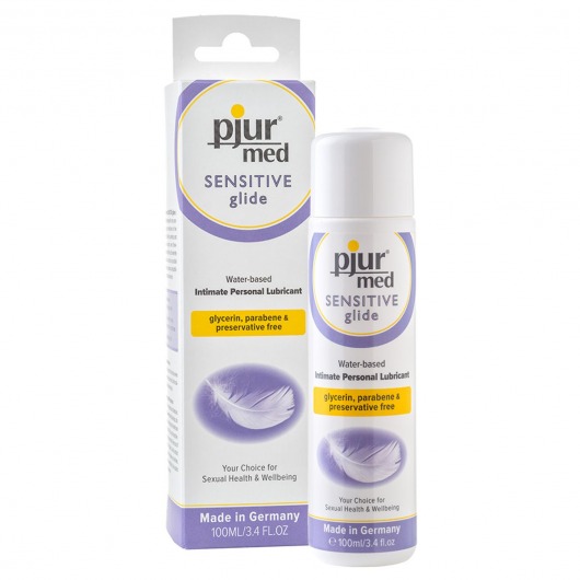 Лубрикант для чувствительной кожи pjur MED Sensitive glide - 100 мл. - Pjur - купить с доставкой в Находке