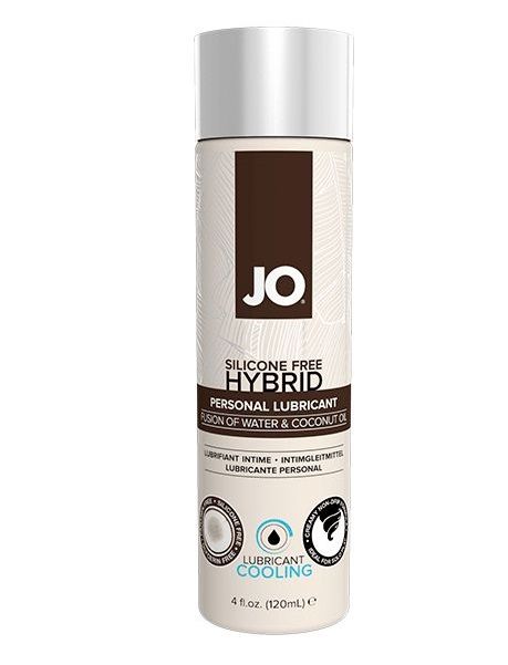 Водно-масляный лубрикант с охлаждающим эффектом JO Silicon free Hybrid Lubricant COOLING - 120 мл. - System JO - купить с доставкой в Находке