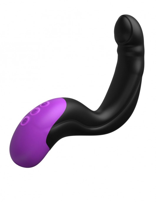 Черно-фиолетовый вибромассажёр простаты Hyper-Pulse P-Spot Massager - Pipedream - в Находке купить с доставкой
