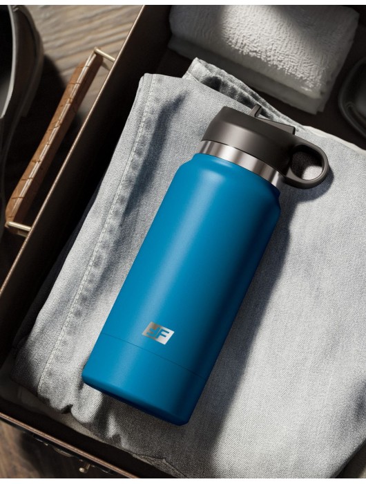 Смуглый мастурбатор-вагина в синей колбе F*ck Flask - Pipedream - в Находке купить с доставкой