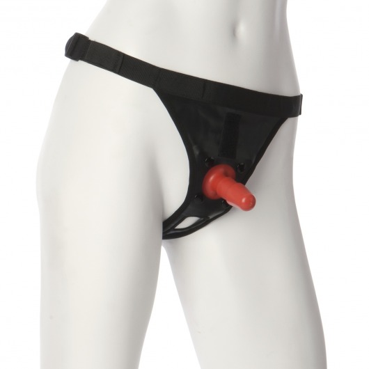 Трусики со штырьком для фиксации насадок Ultra Harness with Plug - Doc Johnson - купить с доставкой в Находке