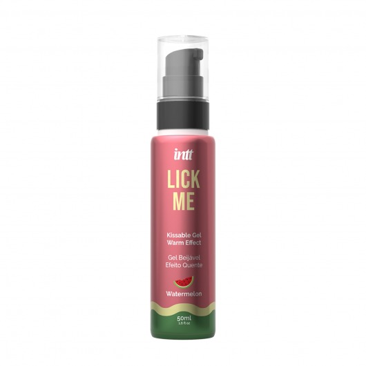 Гель Lick Me с согревающим эффектом и ароматом арбуза - 50 мл. - INTT - купить с доставкой в Находке