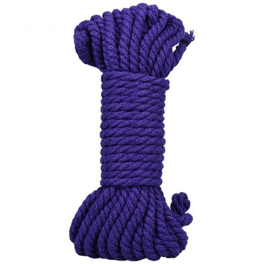 Фиолетовая верёвка для связывания и фиксации Bind Tie - 9,14 м. - Doc Johnson - купить с доставкой в Находке