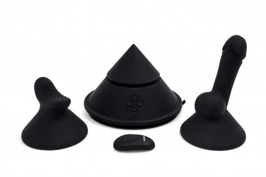 Конусный вибромассажер Cowgirl Cone с 2 насадками - CowGirl - купить с доставкой в Находке