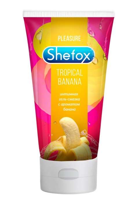 Интимная гель-смазка Shefox «Тропический банан» - 50 мл. - Shefox - купить с доставкой в Находке