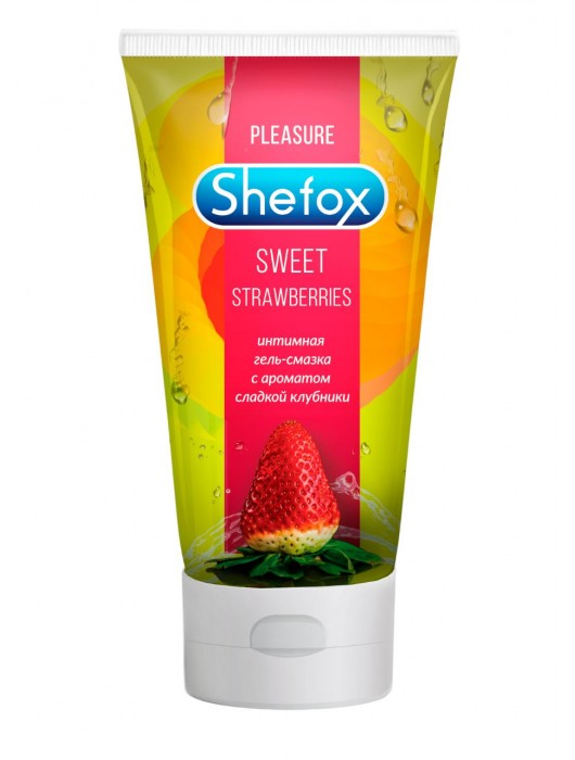 Интимная гель-смазка Shefox «Сладкая клубника» - 50 мл. - Shefox - купить с доставкой в Находке