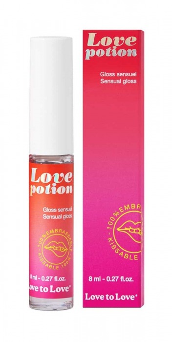 Возбуждающий блеск для губ Love Potion - 8 мл. - Love to Love - купить с доставкой в Находке