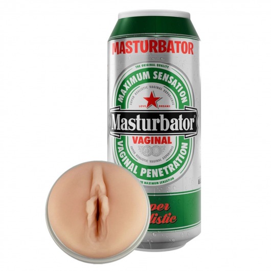Мастурбатор-вагина Heineken Vagina II - Adrien Lastic - в Находке купить с доставкой