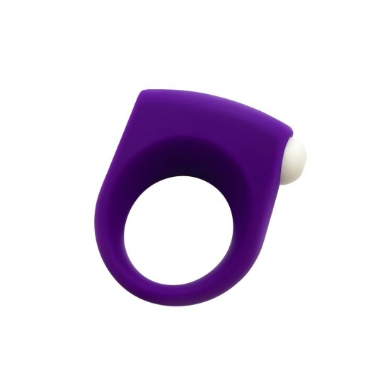 Фиолетовое эрекционное кольцо Puggle Vibrating Ring with Bullet - Adrien Lastic - в Находке купить с доставкой