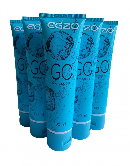 Набор из 5 пролонгирующих лубрикантов на водной основе Egzo Go (по 100 мл.) - EGZO - купить с доставкой в Находке