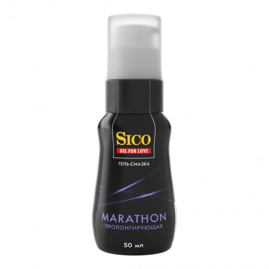 Пролонгирующая гель-смазка Sico Marathon - 50 мл. - Sico - купить с доставкой в Находке