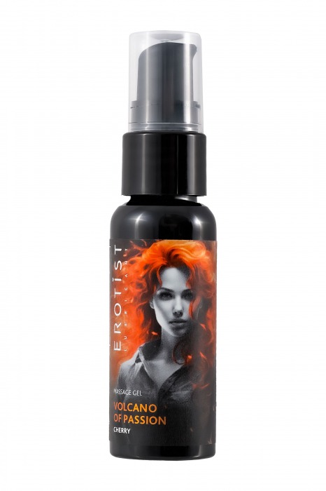 Гель с эффектом вибрации Volcano Of Passion со вкусом вишни - 25 мл. - Erotist Lubricants - купить с доставкой в Находке