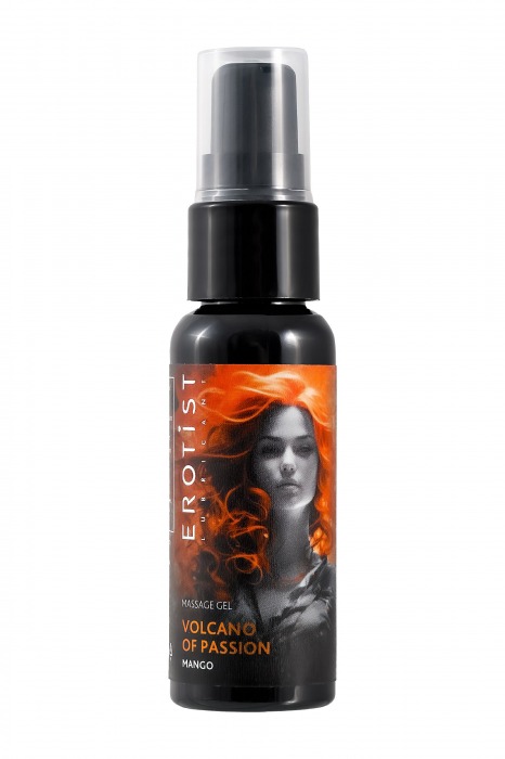 Гель с эффектом вибрации Volcano Of Passion со вкусом манго - 25 мл. - Erotist Lubricants - купить с доставкой в Находке