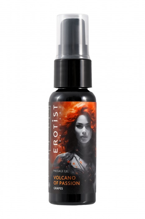 Гель с эффектом вибрации Volcano Of Passion со вкусом винограда - 25 мл. - Erotist Lubricants - купить с доставкой в Находке