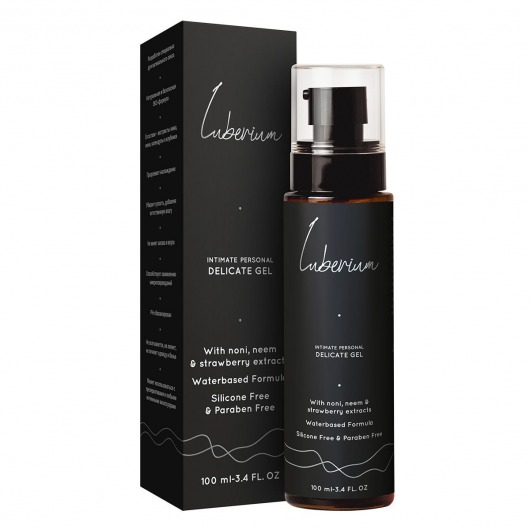 Интимный гель с экстрактами нони, нима и клубники Luberium Delicate Waterbased - 100 мл. - Luberium - купить с доставкой в Находке