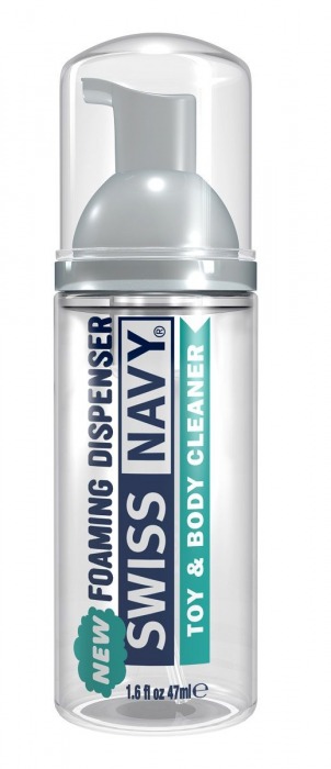 Очищающая пенка для игрушек и тела Toy   Body Cleaner Foamer - 47 мл. - Swiss navy - купить с доставкой в Находке