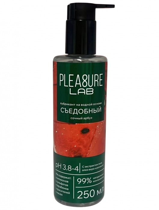 Лубрикант на водной основе Pleasure Lab с ароматом арбуза - 250 мл. - Pleasure Lab - купить с доставкой в Находке