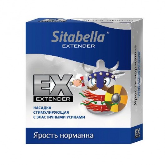 Стимулирующая насадка Sitabella Extender  Ярость норманна - Sitabella - купить с доставкой в Находке