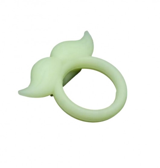 Люминесцентное эрекционное виброкольцо Hipster - Clara Morgane - в Находке купить с доставкой