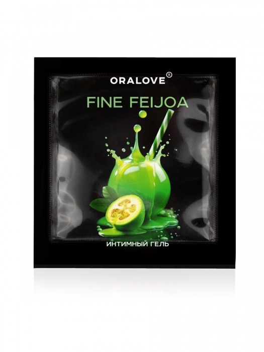 Саше съедобной оральной смазки OraLove с ароматом фейхоа - 3 гр. - Биоритм - купить с доставкой в Находке