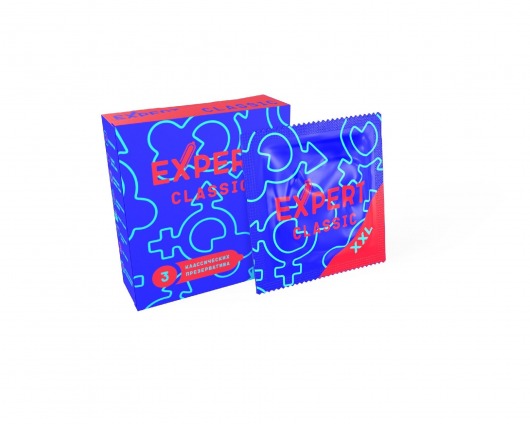 Презервативы увеличенного размера Expert Classic XXL - 3 шт. - Expert - купить с доставкой в Находке