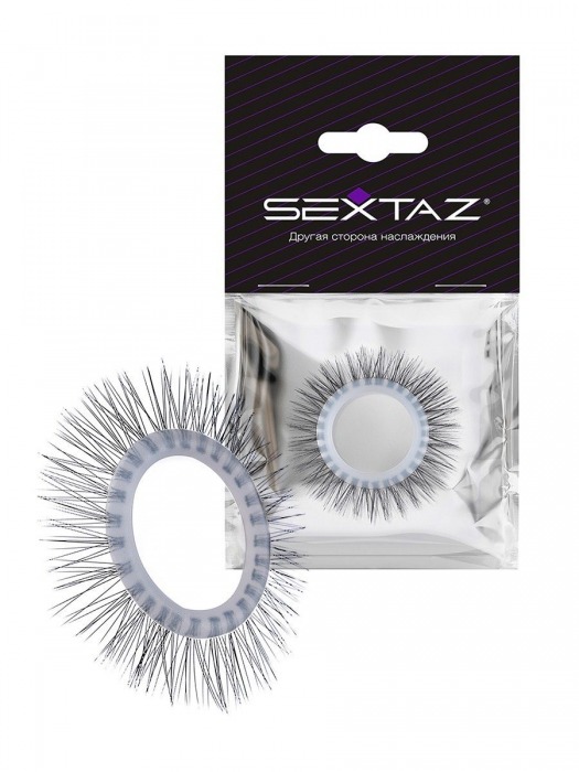 Круглое эрекционное кольцо с «ресничками» - Sextaz - в Находке купить с доставкой