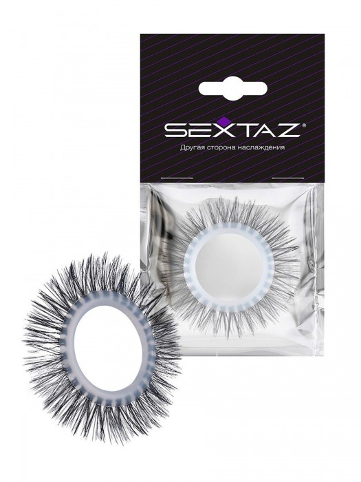 Круглое эрекционное кольцо с длинными «ресничками» - Sextaz - в Находке купить с доставкой