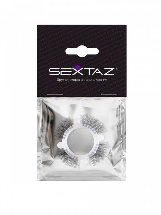 Эластичное кольцо с «ресничками» и 4 шариками - Sextaz - в Находке купить с доставкой