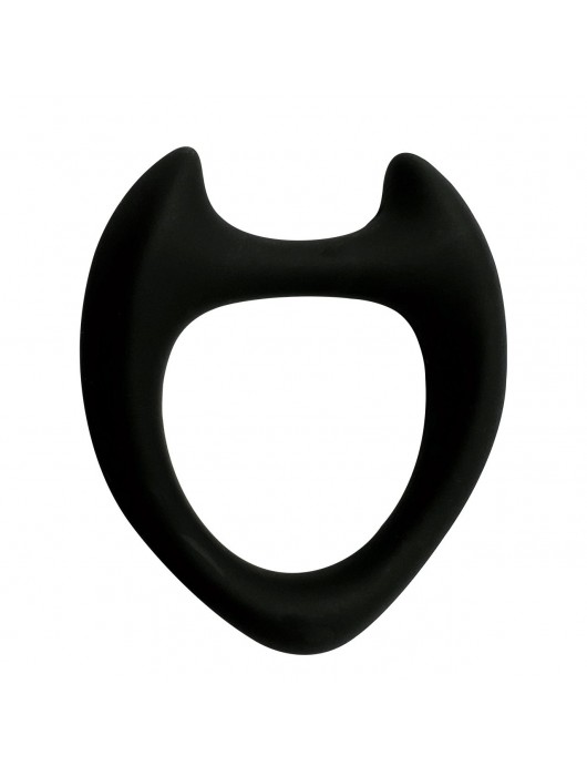 Черное эрекционное кольцо с рожками Wooomy Toro M - Adrien Lastic - в Находке купить с доставкой