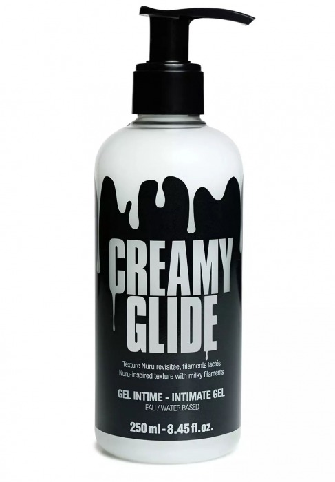 Лубрикант на водной основе Creamy Glide с консистенцией спермы - 250 мл. - Strap-on-me - купить с доставкой в Находке