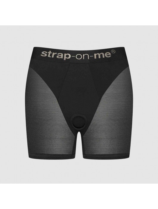 Трусики-шорты для фиксации насадок Strap-on-me Harness Lingerie Halo - size S - Strap-on-me - купить с доставкой в Находке