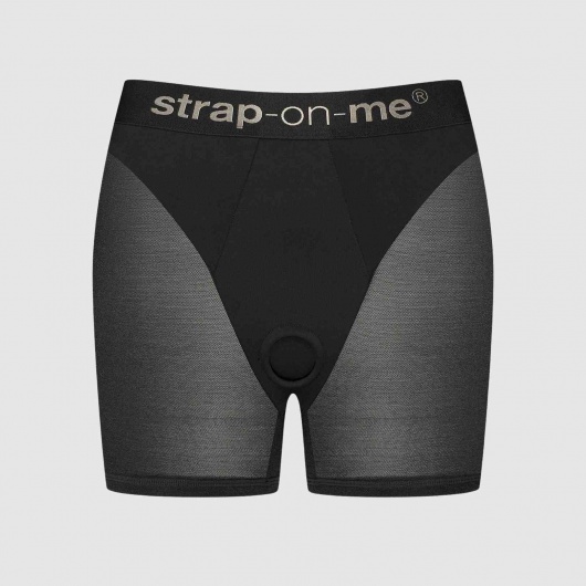 Трусики-шорты для фиксации насадок Strap-on-me Harness Lingerie Halo - size XL - Strap-on-me - купить с доставкой в Находке