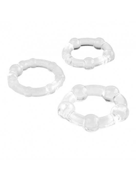 Набор из 3 эрекционных прозрачных колец - Boys of Toys - в Находке купить с доставкой
