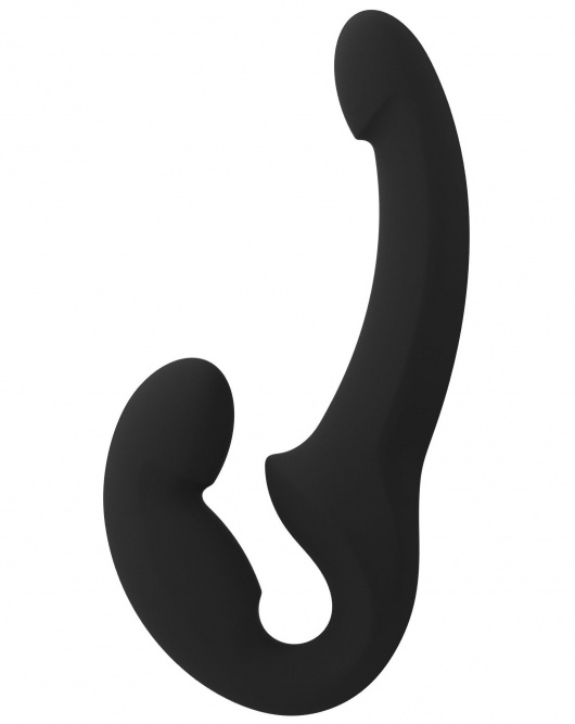 Черный безремневой страпон Share Lite - Fun Factory - купить с доставкой в Находке