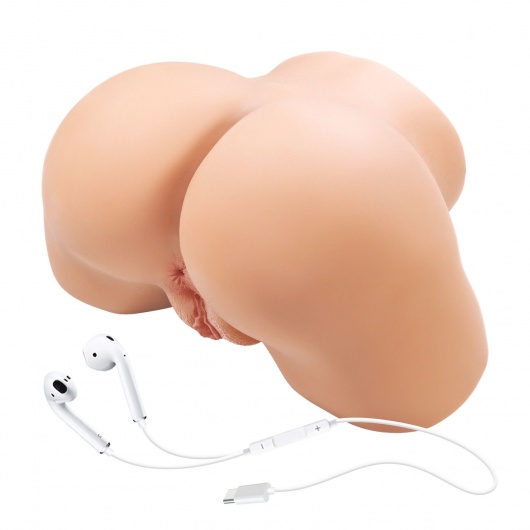 Телесный мастурбатор Olivia с 2 любовными отверстиями - Baile - в Находке купить с доставкой