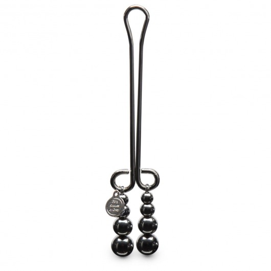 Зажим для клитора с бусинами Just Sensation Beaded Clitoral Clamp - Fifty Shades of Grey - купить с доставкой в Находке