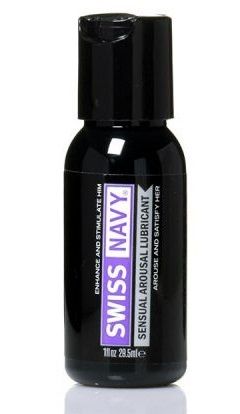 Возбуждающий гель-лубрикант на водной основе Sensual Arousal Lubricant  - 29,5 мл. - Swiss navy - купить с доставкой в Находке