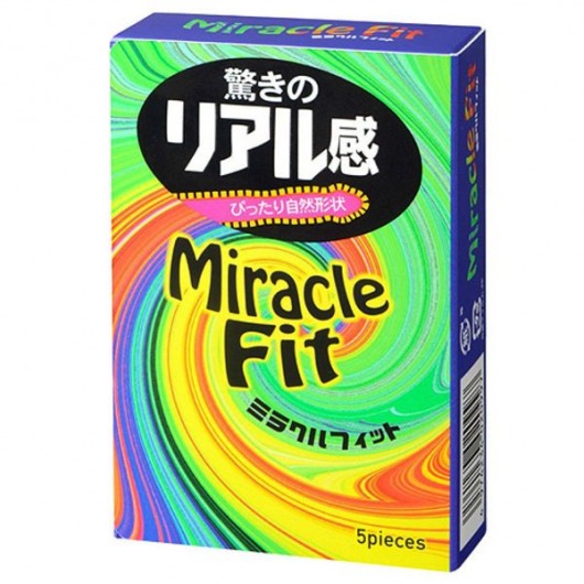 Презервативы Sagami Xtreme Miracle Fit - 5 шт. - Sagami - купить с доставкой в Находке