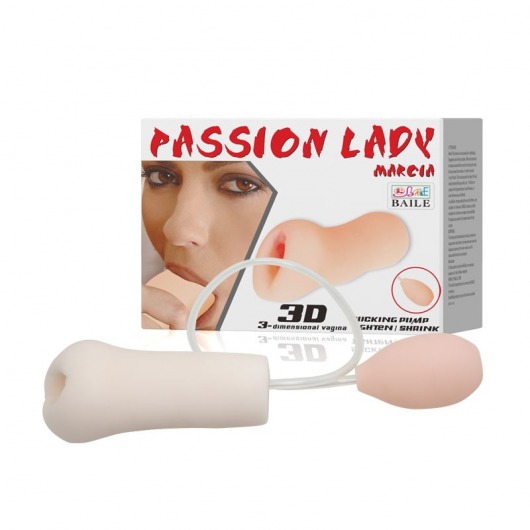 Мастурбатор Passion Lady Marcia с грушей для имитации посасывания - Baile - в Находке купить с доставкой