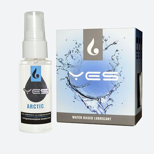 Интимный гель-лубрикант Yes Arctic с продлевающим эффектом - 30 мл. - Sitabella - купить с доставкой в Находке