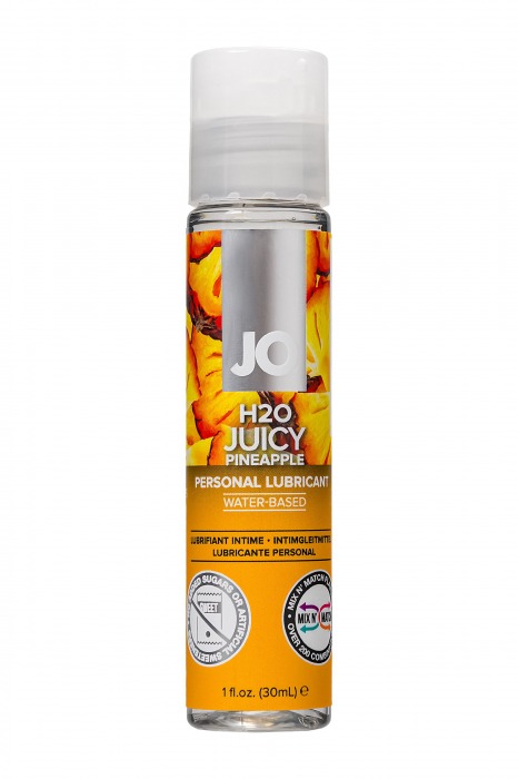 Смазка с ароматом ананаса JO Flavored Juicy Pineapple - 30 мл. - System JO - купить с доставкой в Находке