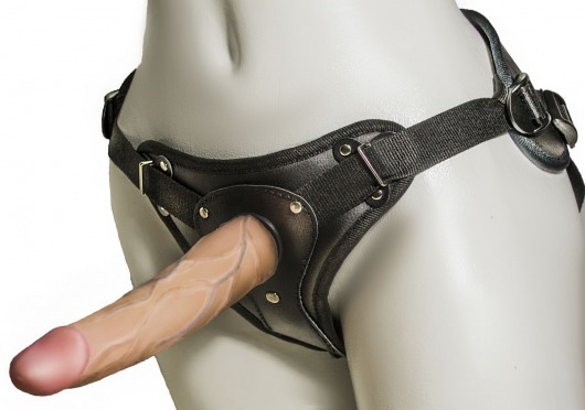 Женский страпон с вагинальной пробкой Woman Strap - 18 см. - LOVETOY (А-Полимер) - купить с доставкой в Находке