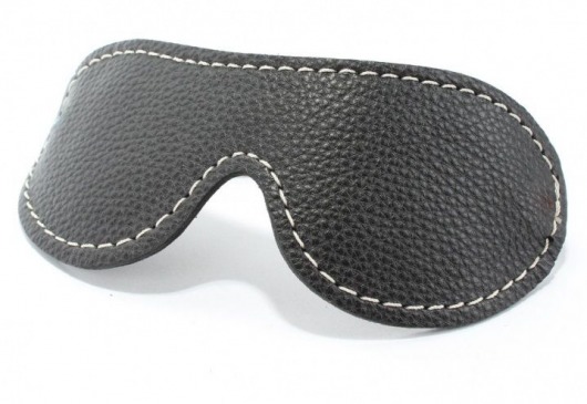 Кожаная маска на глаза - БДСМ Арсенал - купить с доставкой в Находке