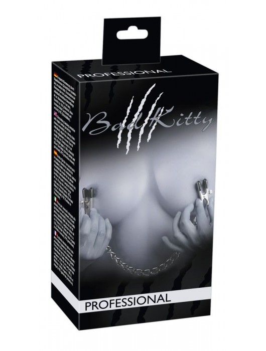 Металлические зажимы на соски Kette mit Klemmen с соединительной цепочкой - Orion - купить с доставкой в Находке