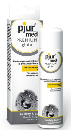 Гипоаллергенный силиконовый лубрикант pjur MED Premium glide - 100 мл. - Pjur - купить с доставкой в Находке