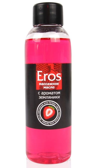 Массажное масло Eros fantasy с ароматом земляники - 75 мл. - Биоритм - купить с доставкой в Находке